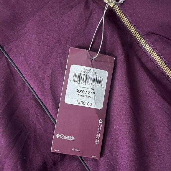 Fozen NWT Down Columbia Cape XXS Youth - Picture 6 of 10